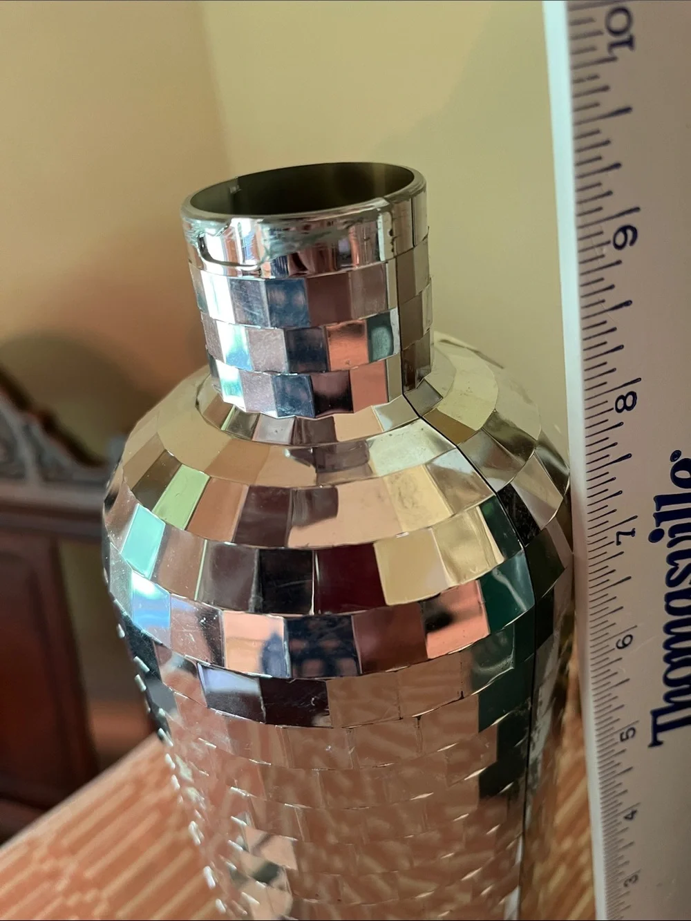 Absolut bottle cover anniversary 2007 Disco Mosaic Bottle case Decor
